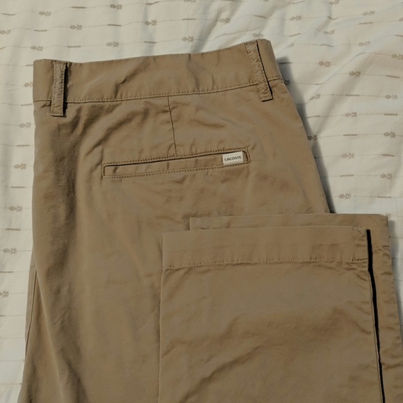 lacoste chino trousers